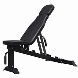 Banc de Musculation - DKN - Elite Utility - Multi-positions - Acier renforcé - Noir