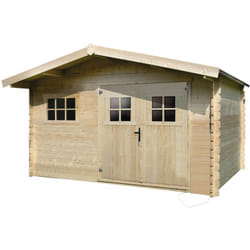 Habitat Et Jardin - Abri jardin bois - 19,72 m² - 4.64 x 4.25 x 2,32 m - 28 mm