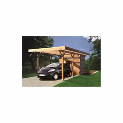 Carport en pin du nord certifié et imprégné autoclave SOLID - Dimensions 3064x7064cm