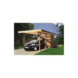 Carport en pin du nord certifié et imprégné autoclave SOLID - Dimensions 3064x7064cm