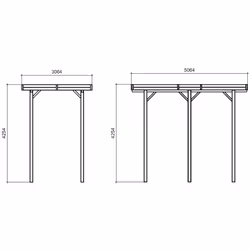 Solid S7761 abri de jardin Abri en bois