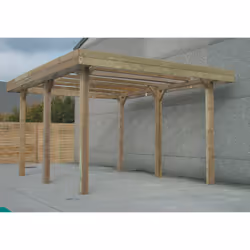 Solid S7763, Abri en bois, Toit plat, 5064 mm, 5064 mm, 4254 mm