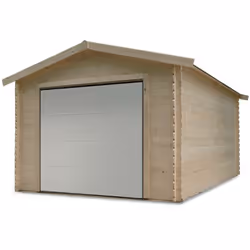 Solid - Garage bois 'Traditional' - 18.19 m² - 3.58 x 5.08 x 2.82 m - 28 mm