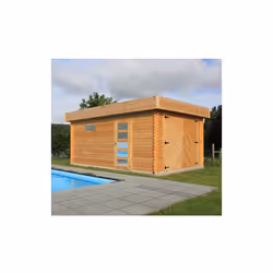 Garage moderne en bois 17,07m²