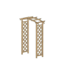 Solid - Pergola rose arc - 2,15 m