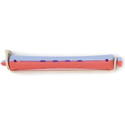 Bigoudis Permanente - SIBEL - Bleu/Rouge - Long 9 mm - Douzaine - Indéssoudable