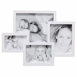 Deknudt S65SJ1, Panneaux MDF, Bois, Blanc, Multi cadre, 20 x 25 cm, Rectangulaire, 470 mm