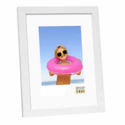 Deknudt S44CF1, Cadre pour une seule photo, Panneaux MDF, Bois, Blanc, 15 x 20 cm, Rectangulaire, 170 mm