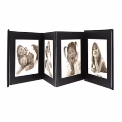 Deknudt Leporello, Noir, 8 feuilles, 15 x 20 cm, 195 mm, 245 mm, 2 cm
