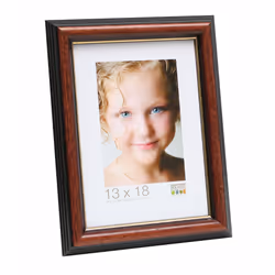 Deknudt S222H3, Bois, Marron, Cadre pour une seule photo, 13 x 18 cm, Rectangulaire, 167 mm