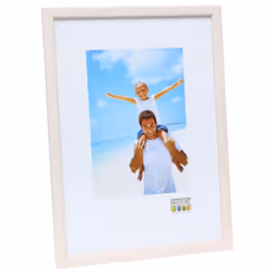 Deknudt S41JL1, Bois, Blanc, Cadre pour une seule photo, Table, Mur, 29,7 x 42 cm, Rectangulaire