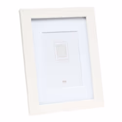 Deknudt S66KF1 P1, Cadre pour une seule photo, Panneaux MDF, Verre, Bois, Blanc, Table, Mur, 30 x 45 cm, Rectangulaire