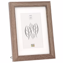Cadre Photo - Deknudt - S66k - MDF - Chêne Gris - A3 avec Passe-partout A4