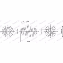 Ressort de suspension MONROE SP3300