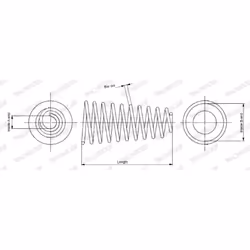 Ressort de suspension MONROE SP3744
