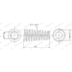 Ressort de suspension MONROE SP3770