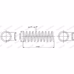 Ressort de suspension MONROE SP2523