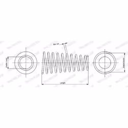 Ressort de suspension MONROE SP3724