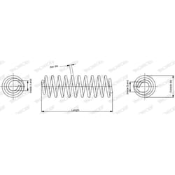 Ressort de suspension MONROE SE2439