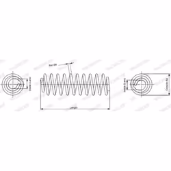 Ressort de suspension MONROE SE3347