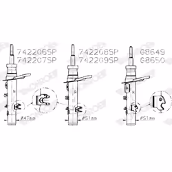Amortisseur MONROE 742206SP