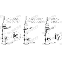 Amortisseur MONROE 742207SP