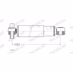 Amortisseur MONROE MAGNUM Axle MONROE T5469