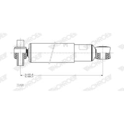 Amortisseur MONROE MAGNUM Axle MONROE T5469