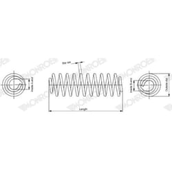 Ressort de suspension MONROE SP4132