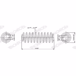 Ressort de suspension MONROE SP4135