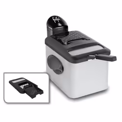 Frifri 1905 Duo Fil, 3,5 L, 1 kg, Unique, Noir, Gris, 3200 W, 280 mm