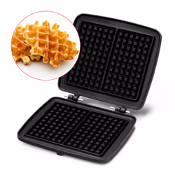 Frifri Galettes – 6×10, Assiette à gaufres, frifri, Fonte, Noir