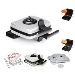 Frifri FRI02810512GRP moule à gauffres 2 gauffre(s) 1200 W Gris