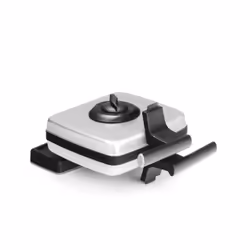 Frifri FRI022810012GRP moule à gauffres 2 gauffre(s) 1200 W Noir, Gris