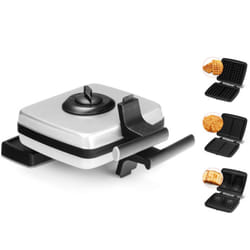 Frifri FRI022814512GRP moule à gauffres 2 gauffre(s) 1200 W Noir, Gris