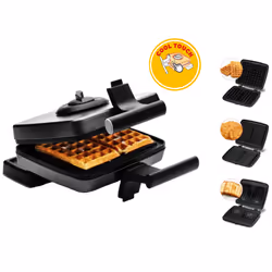 Frifri FRI022814512GRP moule à gauffres 2 gauffre(s) 1200 W Noir, Gris