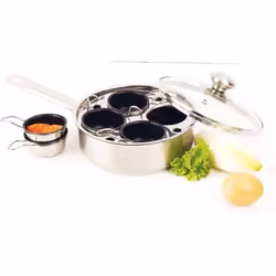 Demeyere Gourmet pan, Argent, Verre, Acier inoxydable, 1,4 L, 18 cm