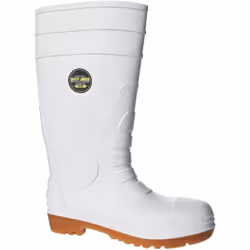 Bottes de Sécurité POSEIDON en PVC blanche - SAFETY JOGGER - Protection des orteilles: embout acier Résistant: - au choc de 2 ...