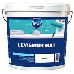 Levis - mur Mat Peinture Acrylique - Murs & Plafonds - Intérieur Finition: Mat - Couleur: Blanc - Conditionnement: 5L