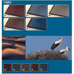 Tapis anti-poussière spécialement étudié pour retenir les saletés, les poussières et l'eau, dans les entrées d'hôtels, restau ...