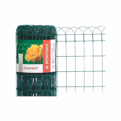 Luxursus grille revêtue de matière plastique, • Clôture en tresse de fils galvanisés avec revêtement plastique en Tannengrün ...