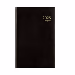 Agenda - Non spécifié - Agenda carré 1 jour travers - Couverture noire - 14x21 cm - 384 pages