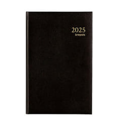 Agenda - Non spécifié - Agenda carré 1 jour travers - Couverture noire - 14x21 cm - 384 pages