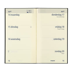 Brepols Optivision Pocket Lucca Agenda hebdomadaire