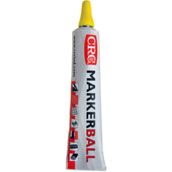 CRC - Marqueur peinture Jaune Marker Ball compatible sur Acier ( Prix pour 1 )