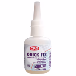 Cette colle Quick Fix de la marque CRC est une colle multi-usage à base d'éthyl cyanoacrylate. De viscosité moyenne, elle per ...