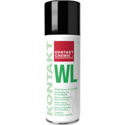 Kontakt Chemie - Nettoyant pour contacts électriques kontakt wl, Aérosol 200 ml pour Dégraissage et nettoyage des ( Prix pour 1 )