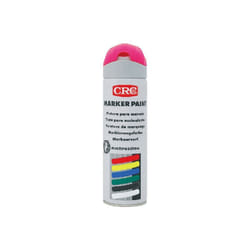 CRC - Peinture aérosol marker paint, Rose Fluorescent, 500ml ( Prix pour 1 ).Peinture multipositions pour marquage et signalisation manuelle.
