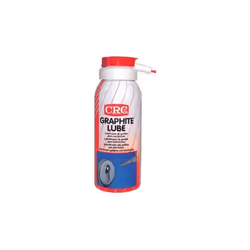 Le lubrifiant graphite CRC est idéal pour l'entretien des serrures et des mécanismes. Sa formule au graphite assure une lubri ...