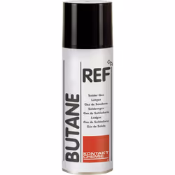 description BUTANE REF est le gaz liquide pur de haute qualité pour les fers à souder à gaz mobiles. Le gaz à souder très pur ...